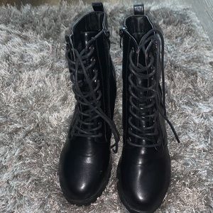 Black boots